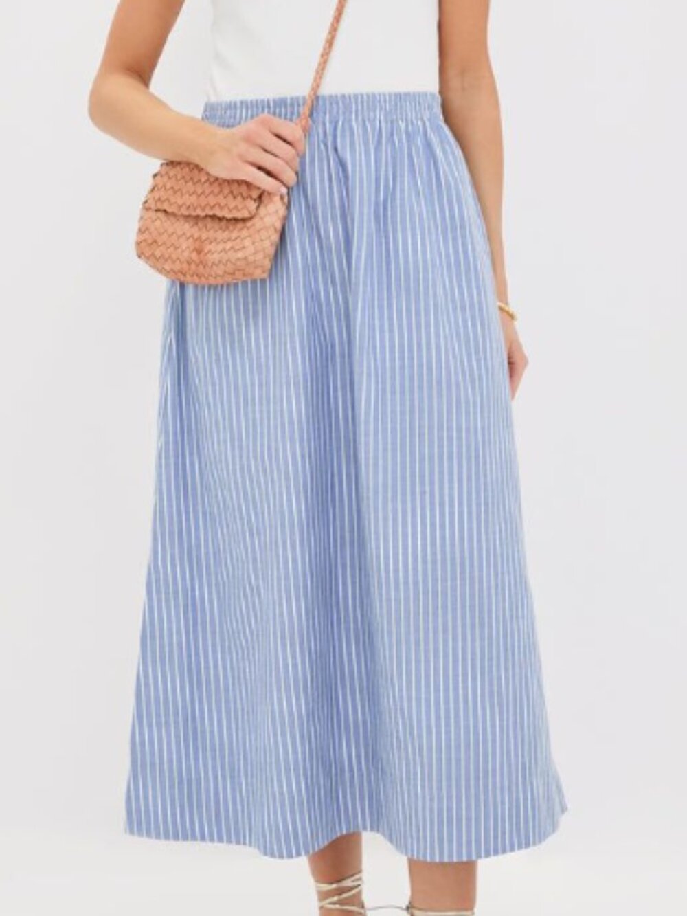 Tuckernuck Chambray Midi Skirt